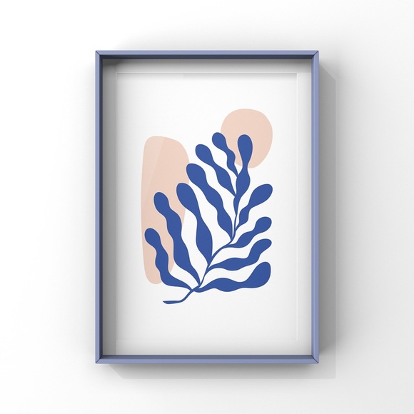 Henri Matisse Inspired Minimalist Abstract Wall Art Print Set of 3 - Picture 2 of 13